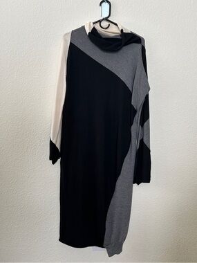 Pier Antonio Gaspari Virgin Wool Dress EUC Italian Knitwear size 50/XL (12/14)